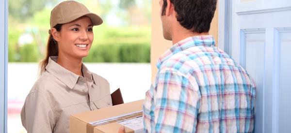 Woman Delivering Package